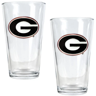 Great American Products University of Georgia 16 oz. Pint Glasses 2-Pack                                                        