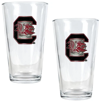 Great American Products University of South Carolina 16 oz. Pint Glasses 2-Pack                                                 