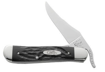 Case® Cutlery Rough Black Russlock Folding Knife                                                                               