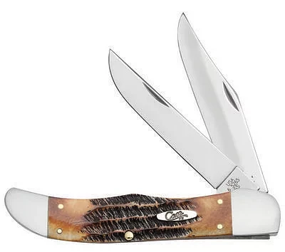 Case® Cutlery 6.5 Bone Stag Folding Hunter Knife                                                                               