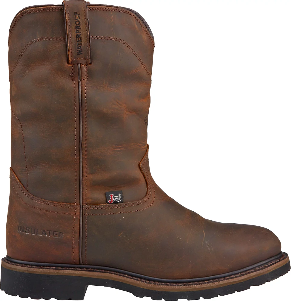 Justin Men's Wyoming Worker II EH Wellington Work Boots                                                                         