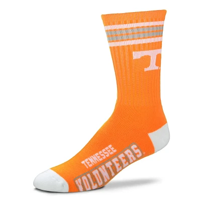 For Bare Feet Adults' University of Tennessee 4-Stripe Deuce Socks                                                              