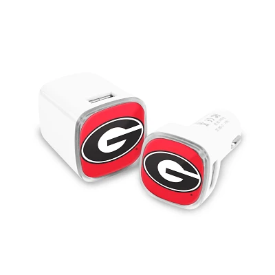 Prime Brands Group University of Georgia USB Chargers 2-Pack                                                                    