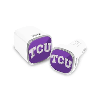 Prime Brands Group Texas Christian University USB Chargers 2-Pack                                                               