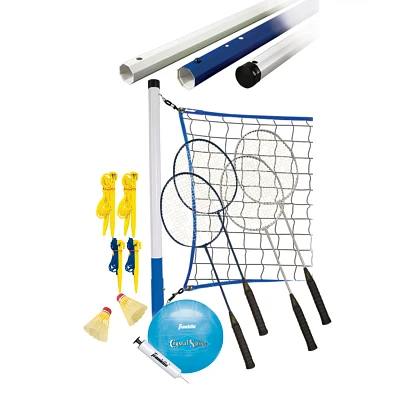 Franklin Sports Recreational Badminton and Volleyball Set
