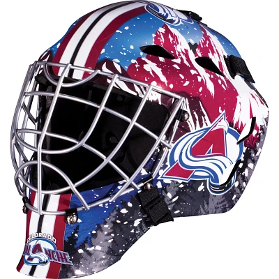 Franklin Boys' Colorado Avalanche GFM 1500 Goalie Face Mask                                                                     