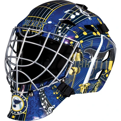 Franklin Boys' St. Louis Blues GFM 1500 Goalie Face Mask                                                                        