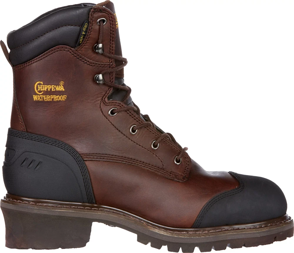 Chippewa Boots Men's Oiled Insulated EH Steel Toe Lace Up Work Boots                                                            