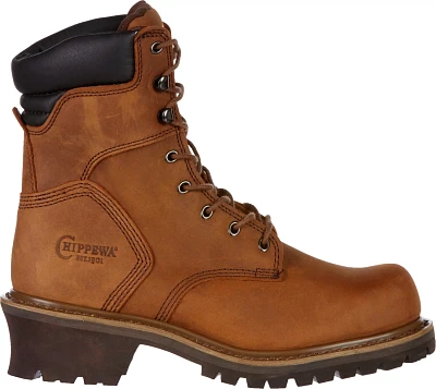 Chippewa Boots Oblique EH Steel Toe Lace Up Work Boots                                                                          