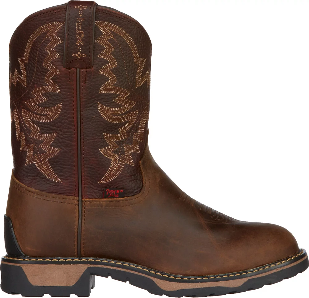 Tony Lama Kids' Crazy Horse TLX Western Work Boots                                                                              