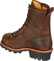 Chippewa Boots Men's Bay Apache Logger Lace Up Work Boots                                                                       