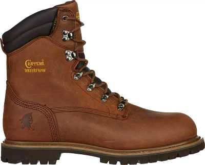 Chippewa Boots Men's Heavy Duty Tough Bark Utility EH Steel Toe Lace Up Work Boots                                              
