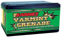 BARNES Varmint Grenade .22 50-Grain Reloading Bullets                                                                           