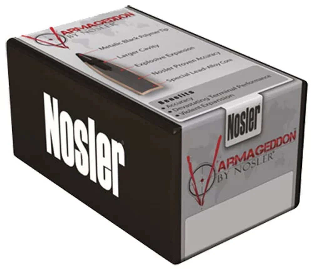 Nosler Varmageddon Flat Base Reloading Bullets                                                                                  