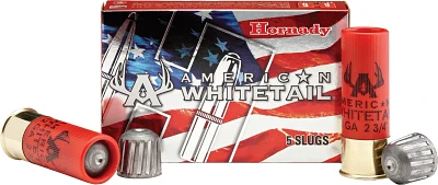 Hornady American Whitetail® 12 Gauge Rifled Slug Shotshells                                                                    