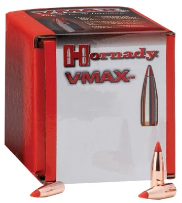 Hornady V-MAX with Cannelure .22 55-Grain Rifle Bullets                                                                         