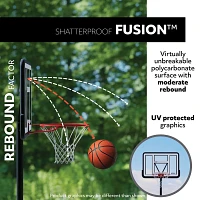 Lifetime 48" Action Grip Polycarbonate Inground Basketball Hoop                                                                 