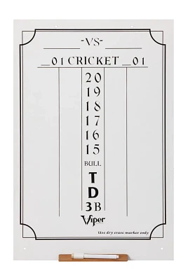 Viper Large Cricket Dry-Erase Scoreboard                                                                                        