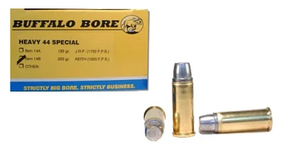Buffalo Bore .44 Special 255-Grain Hard-Cast Keith Semi-Wadcutter Centerfire Handgun Ammunition                                 