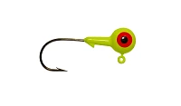 Big Bite Baits 2-Eye -Color Round Jigheads 10-Pack