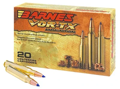 BARNES VOR-TX Safari TSX Flat Base Centerfire Rifle Rounds                                                                      