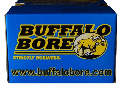 Buffalo Bore +P .45 Automatic Rimmed 255-Grain Centerfire Handgun Ammunition                                                    