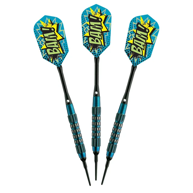 Produktbild von Viper Super Bee Dartpfeile 16g - Soft Tip Darts Mit 6 Griffringen