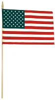 Independence Flag 12" x 18" Handheld American Flag                                                                              