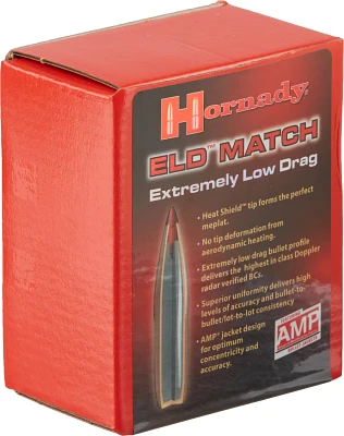 Hornady .30/.308 208-Grain ELD Match Rifle Bullets                                                                              