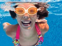 SwimWays Kids' Fish Face Dolphin Swim Goggles                                                                                   