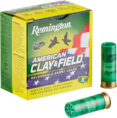 Remington American Clay & Field 12 Gauge Reloadable Sport Loads                                                                 