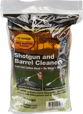 RamRodz 12 Gauge Barrel and Breech Cleaners 60-Pack                                                                             