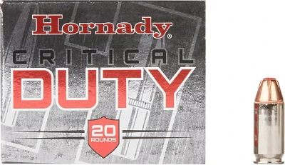 Hornady Critical Duty FlexLock .45 Auto +P 220-Grain Handgun Ammunition - 20 Rounds                                             