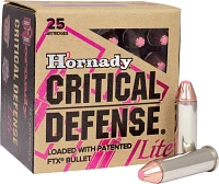 Hornady FTX Critical Defense LITE .38 Special 90-Grain Handgun Ammunition                                                       