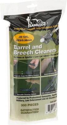RamRodz .22/.223/5.56mm Barrel and Breech Cleaners 300-Pack                                                                     