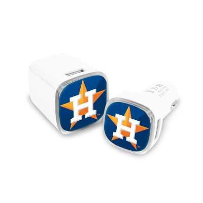 Prime Brands Group Houston Astros Car and Wall Charger Set                                                                      