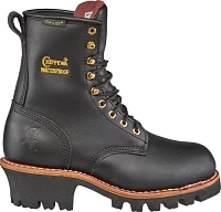 Chippewa Boots Women's Oiled Steel Toe Logger Lace Up Boots                                                                     