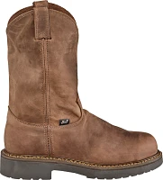 Justin Men's Rugged Bay Gaucho EH Steel Toe Wellington Work Boots                                                               