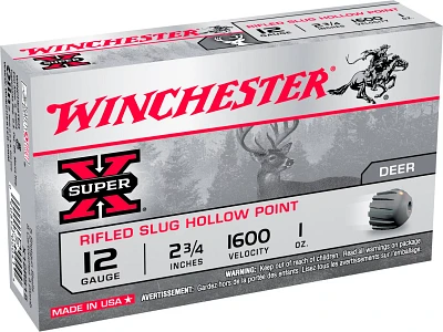 Winchester Smooth Bore 12 Gauge Rifled Slugs                                                                                    