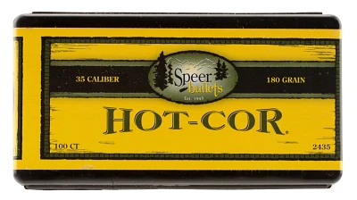 Speer Hot-Cor .35 180-Grain Soft Point Flat Nose Rifle Bullets                                                                  