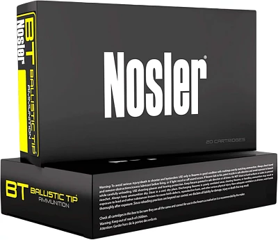 Nosler Ballistic Tip .308 Win/7.62 NATO 165-Grain Centerfire Rifle Ammunition                                                   