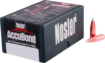Nosler AccuBond Bonded Core 6.5mm 130-Grain Reloading Bullets                                                                   