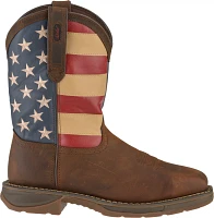 Durango Men's Rebel EH Steel Toe Flag Western Wellington Work Boots                                                             