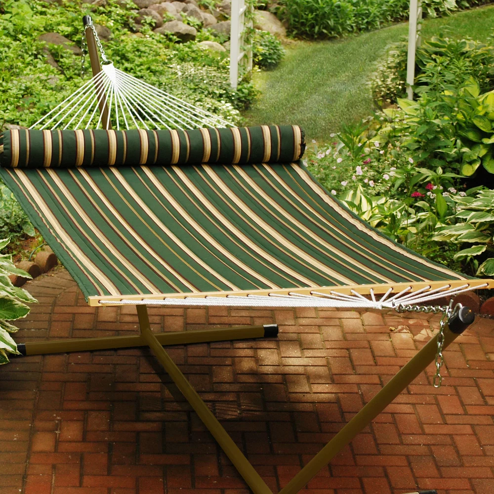 Algoma Quilted Fabric Hammock                                                                                                   