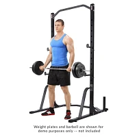 Body Champ Power Rack System with Olympic Weight Plate Storage                                                                  