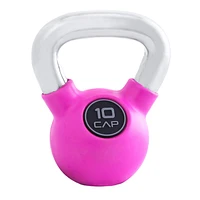 CAP Barbell Rubber-Coated lb. Kettlebell with Chrome Handle