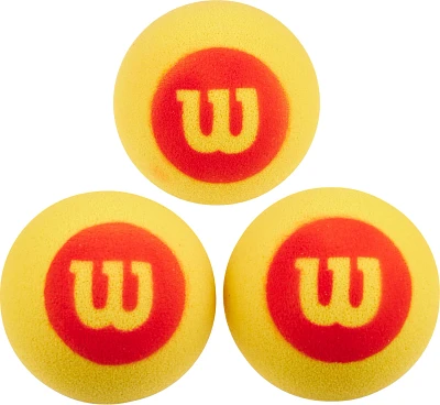 Wilson™ Youth Starter Foam Tennis Balls 3-Pack                                                                                