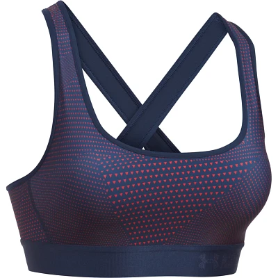 Under Armour Women's Crossback Mid Printed Sports Bra                                                                           