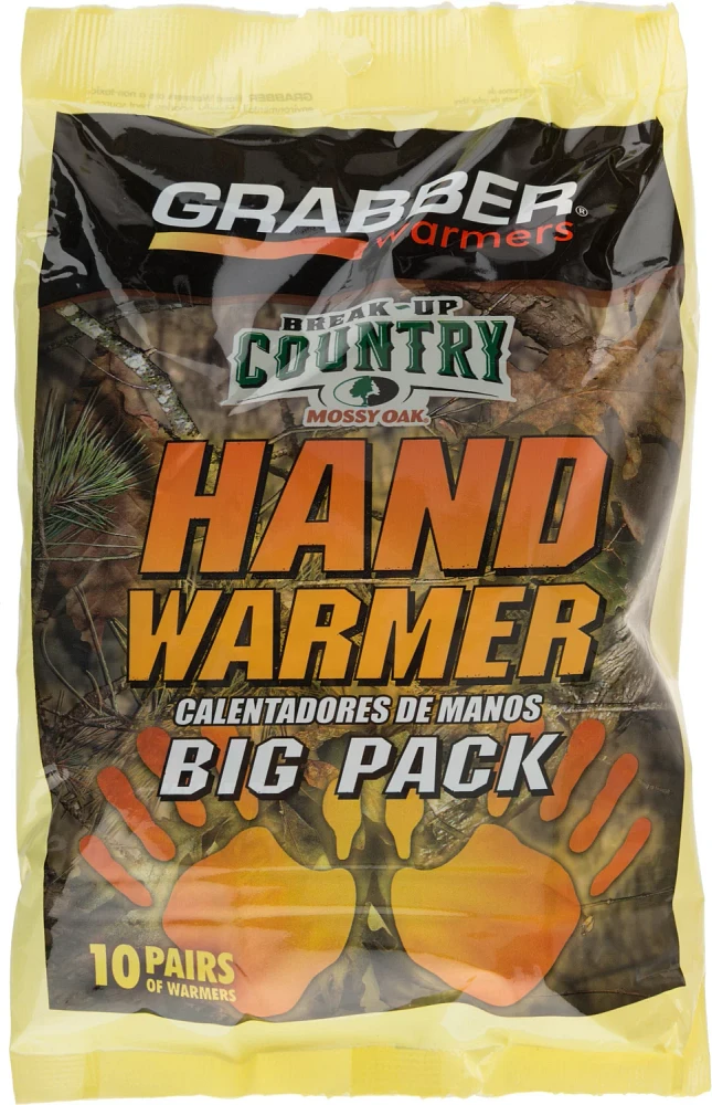 Grabber Mossy Oak Hand Warmers 10 Pairs                                                                                         