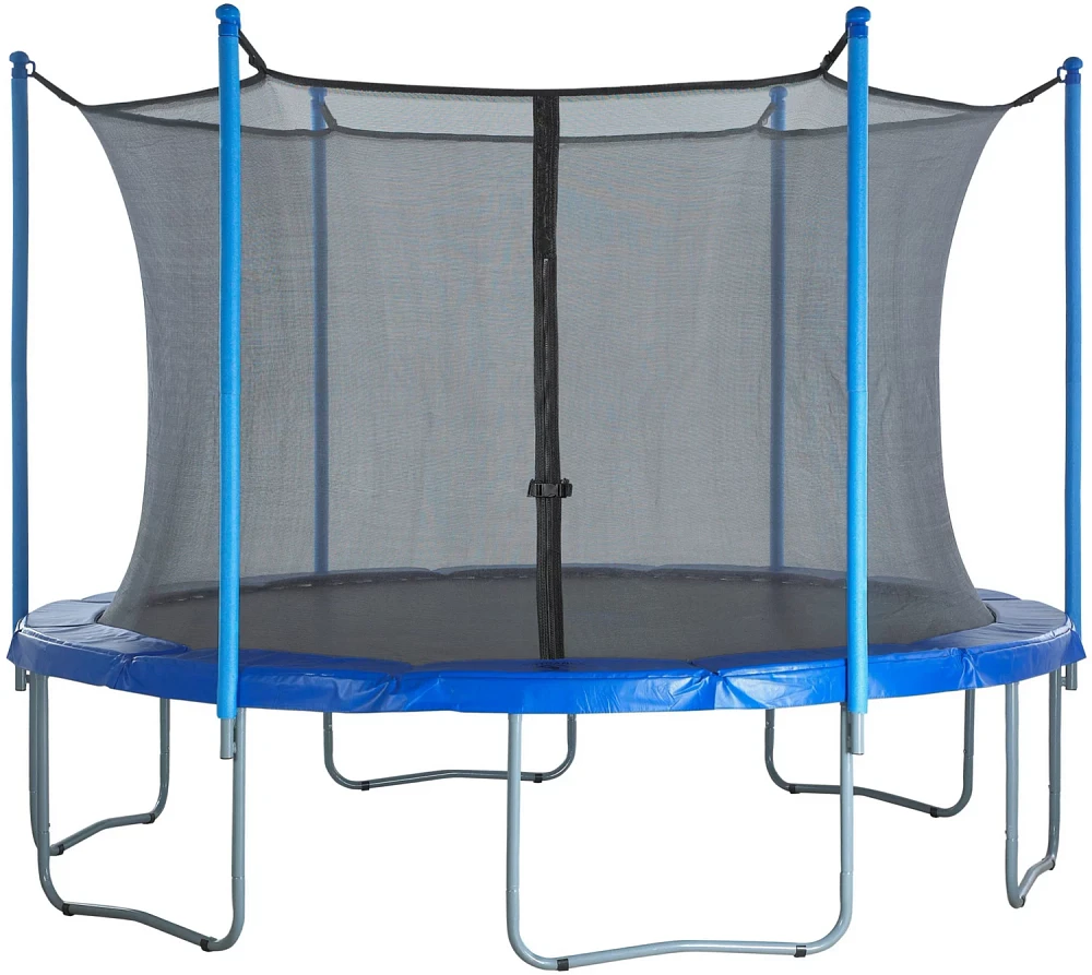 Upper Bounce® Replacement Trampoline Enclosure Net for 10' Round Frames with 6 Poles or 3 Arches                               